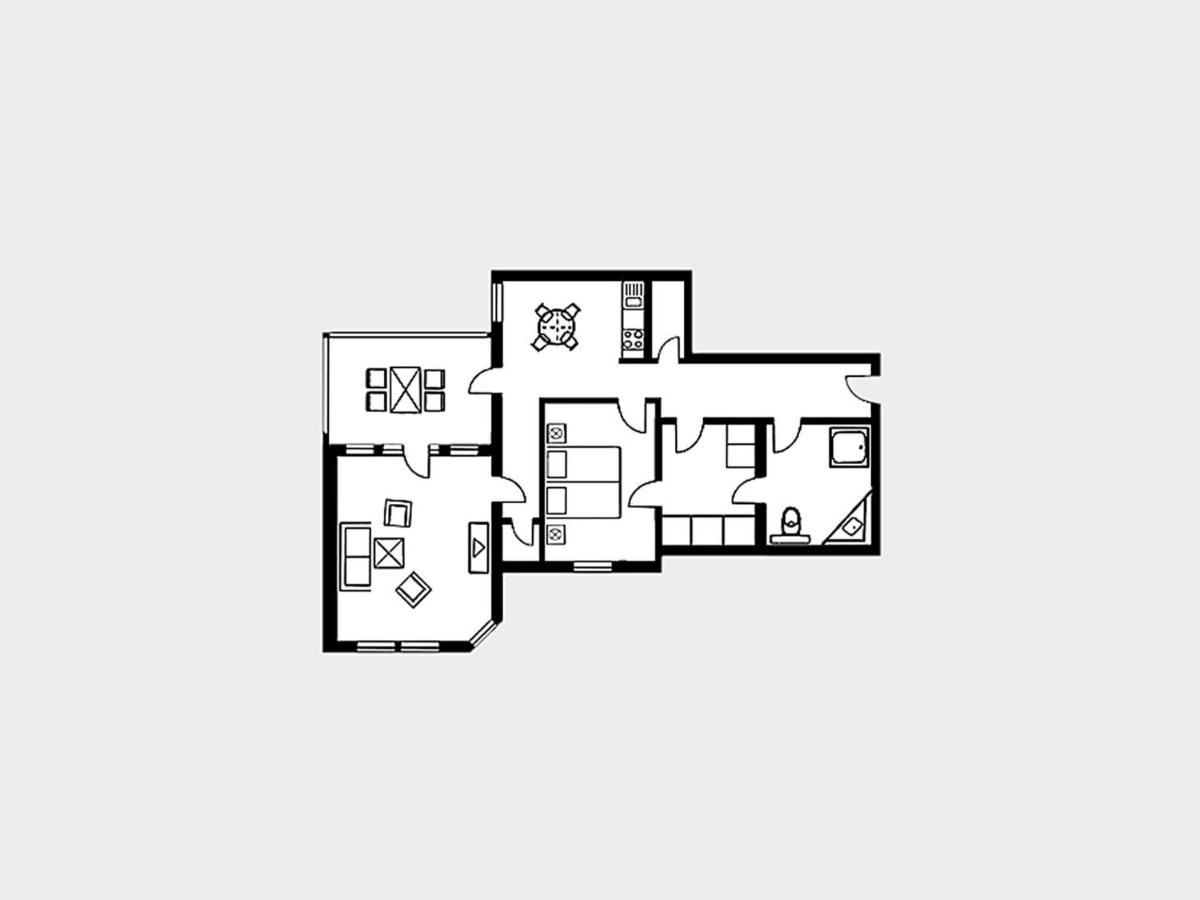 Strandvillen Binz - Ferienwohnung Mit Meerblick, 1 Schlafzimmer, Sauna Und Balkon Sv-712 Exterior photo